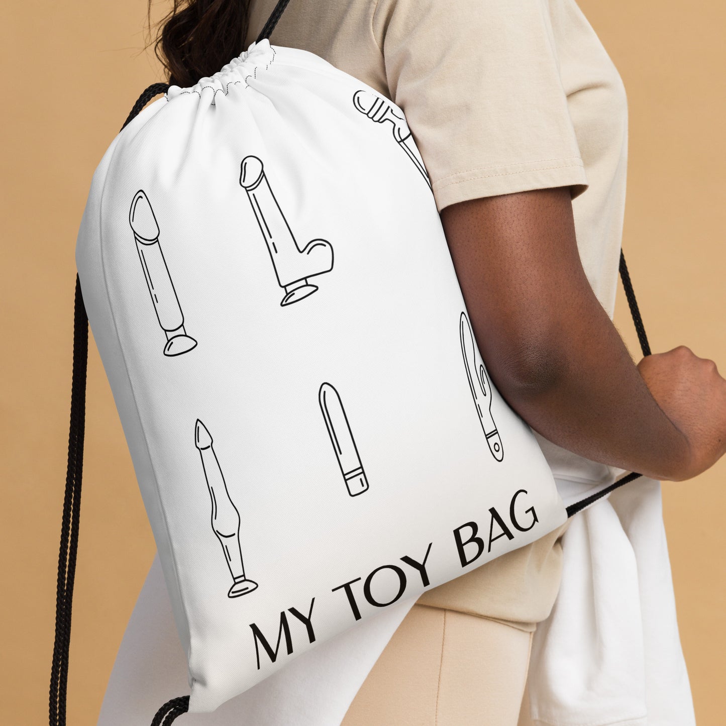 My Toy Bag Drawstring Bag