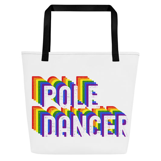 Pole Dancer Large Tote Bag