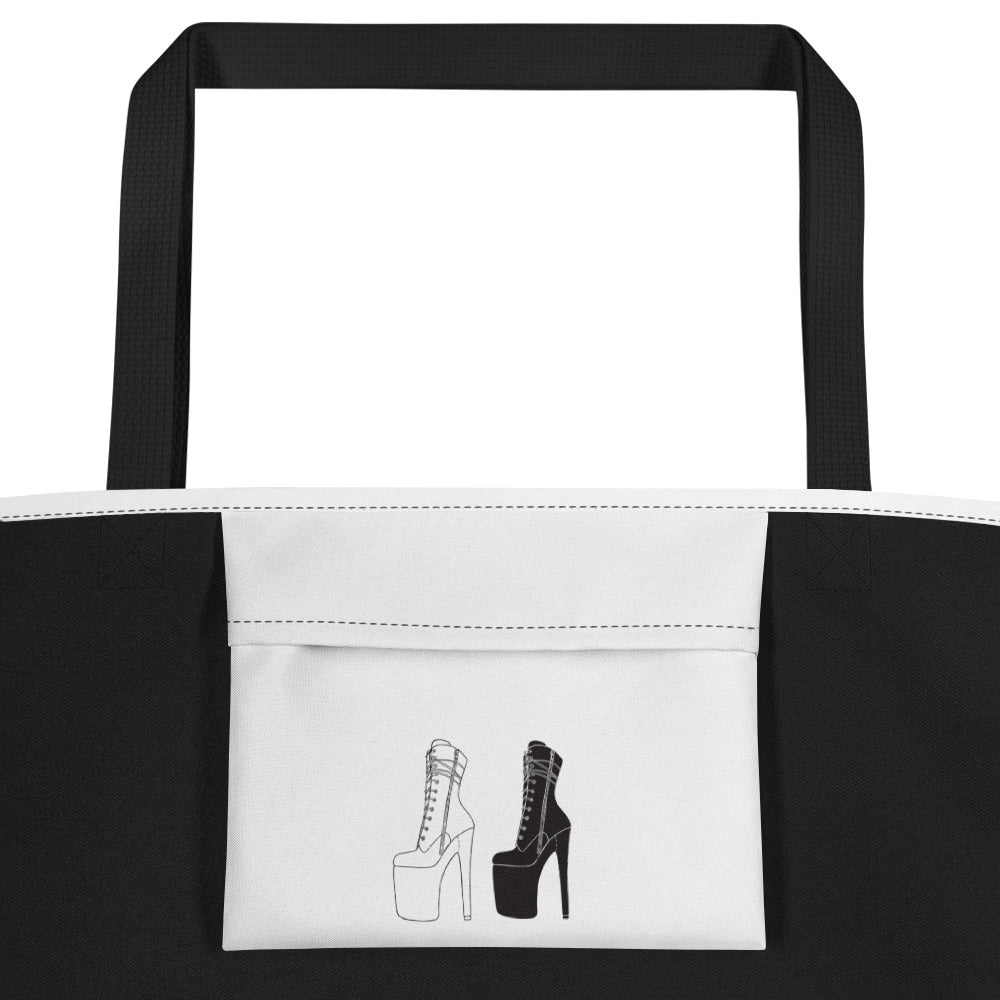 Pole Dancer Large Tote Bag