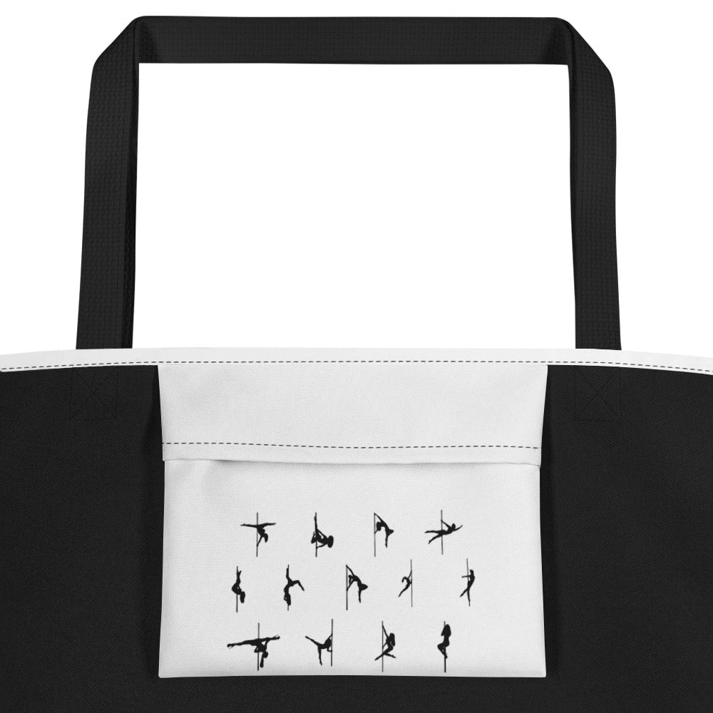 Pole Dance Large Tote Bag