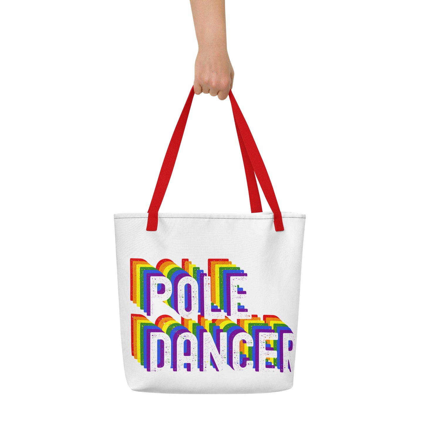 Pole Dancer Large Tote Bag