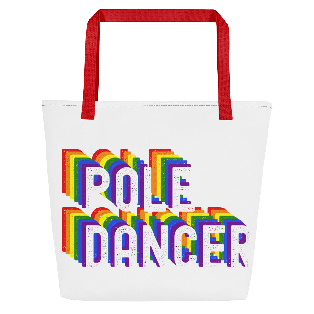 Pole Dancer Large Tote Bag