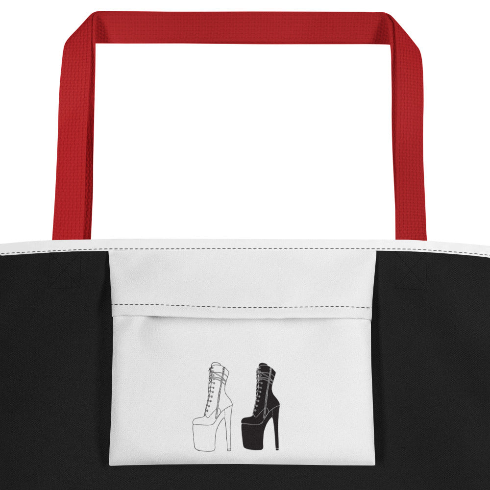 Pole Dancer Large Tote Bag