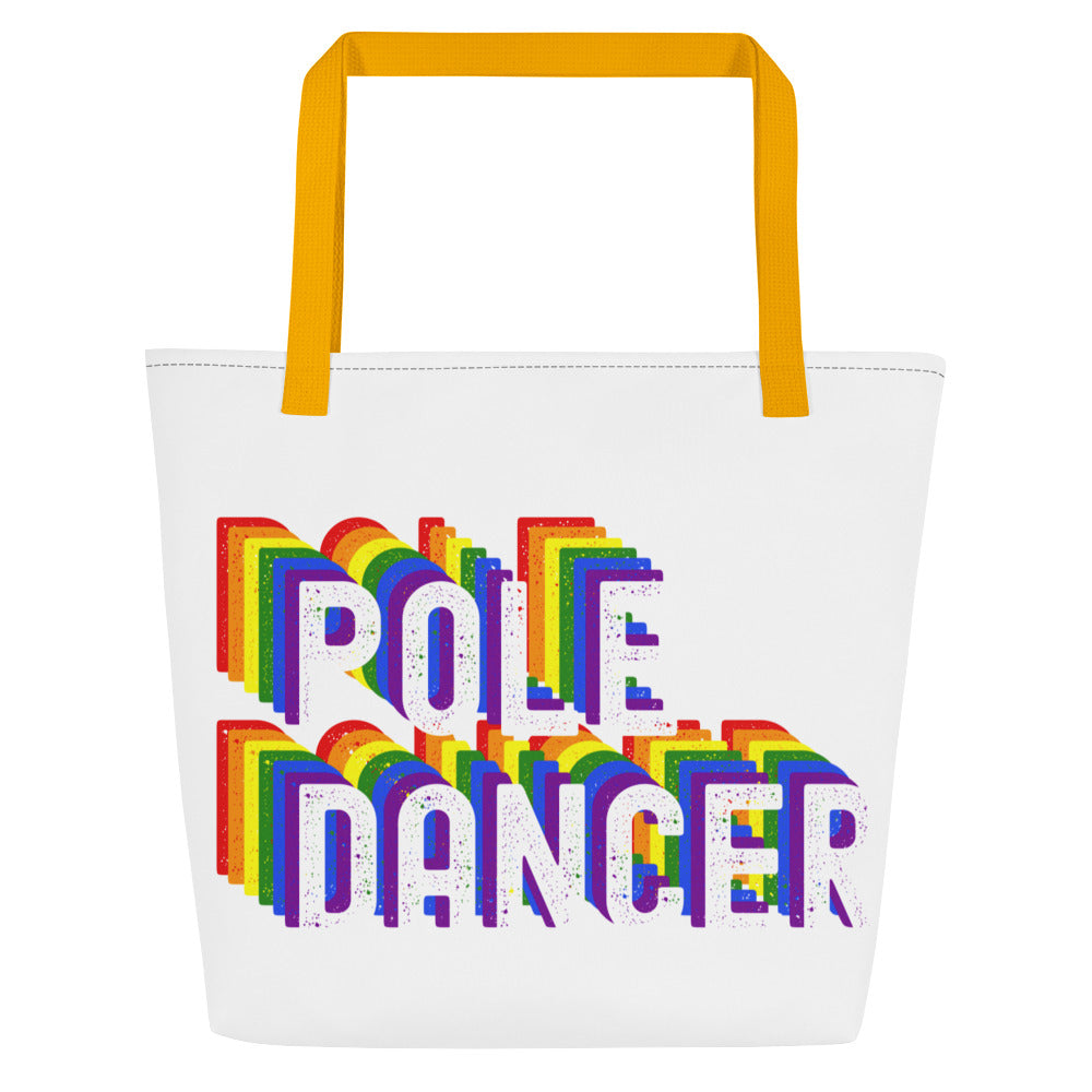 Pole Dancer Large Tote Bag