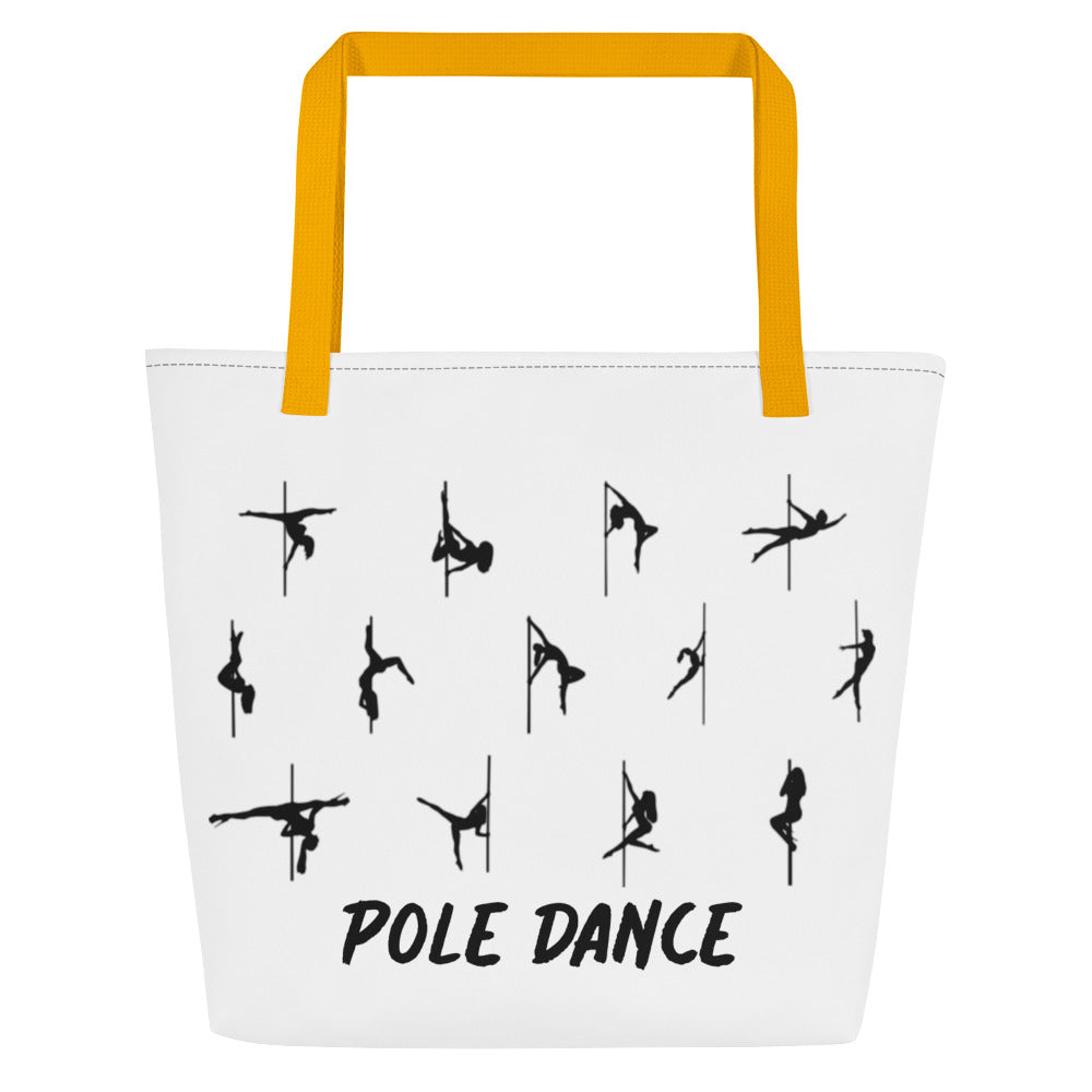 Pole Dance Large Tote Bag