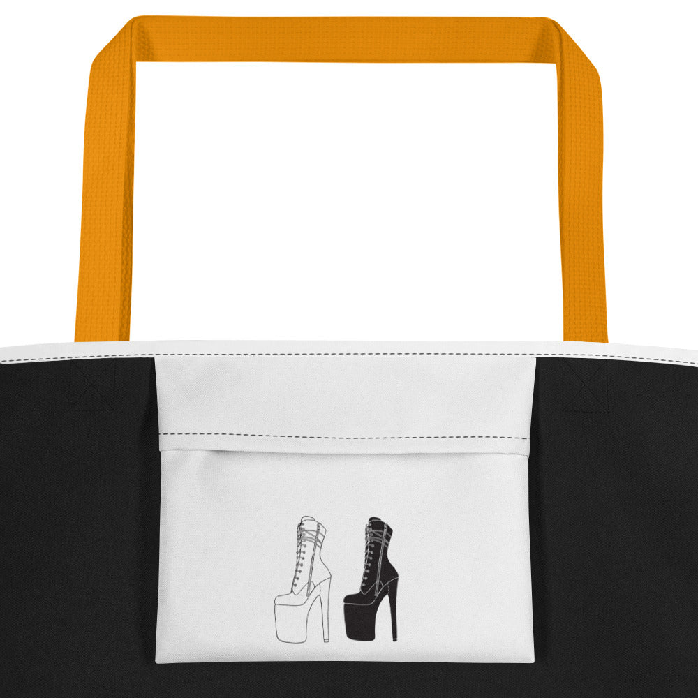 Pole Dancer Large Tote Bag