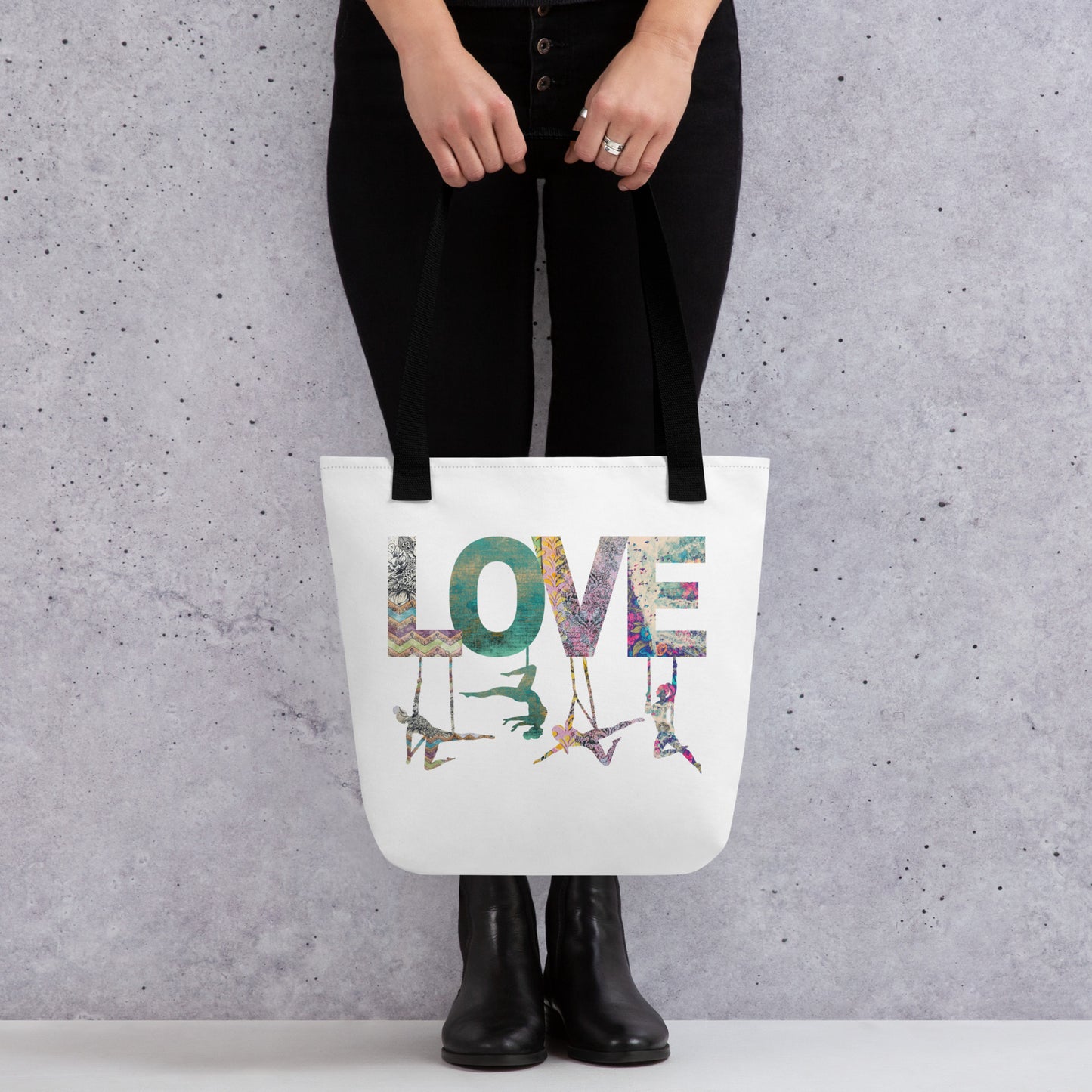 LOVE Aerial Tote Bag