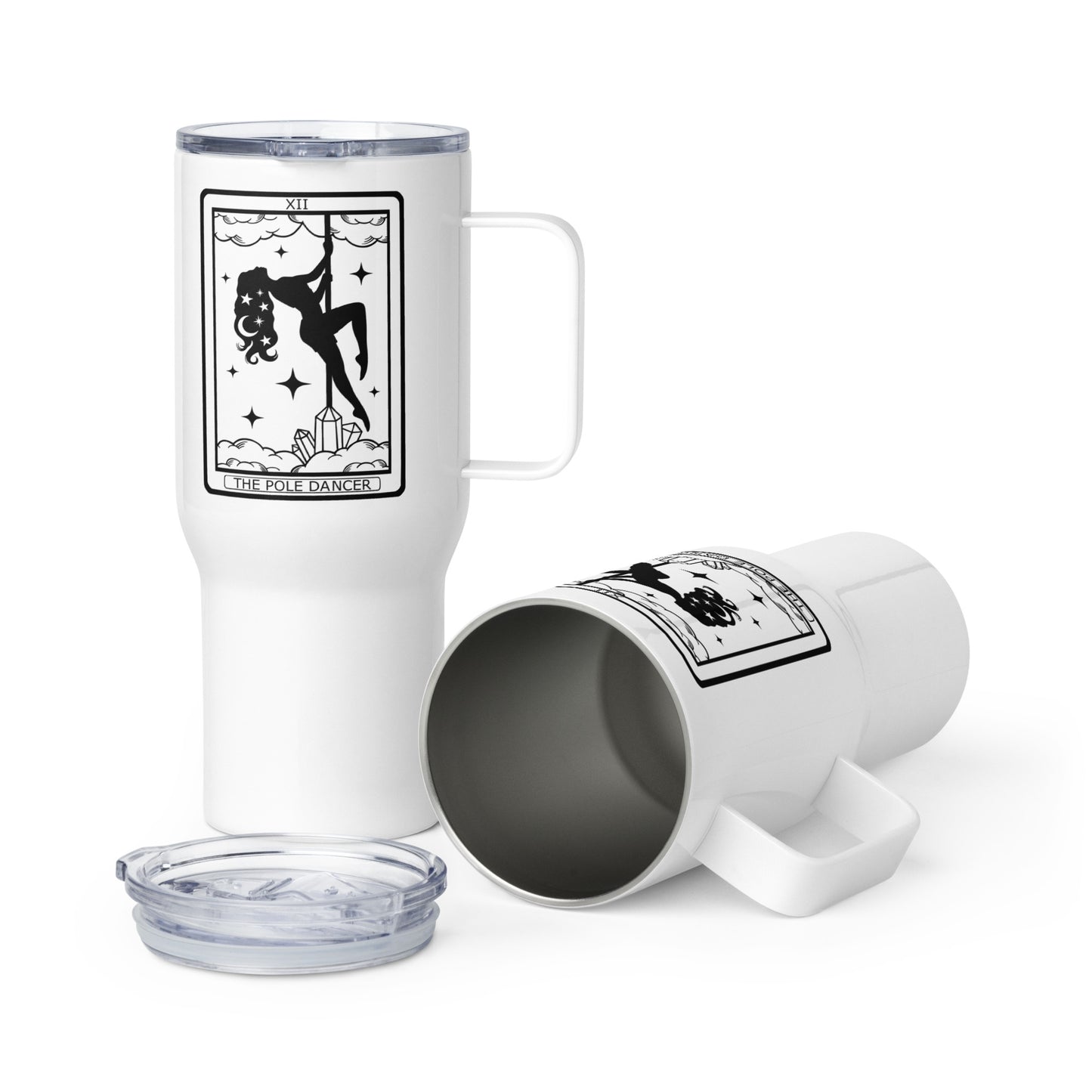 Pole Dancer Tarot Card Travel Mug