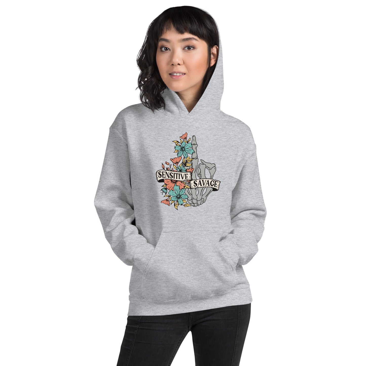 Sensitive Savage Unisex Hoodie