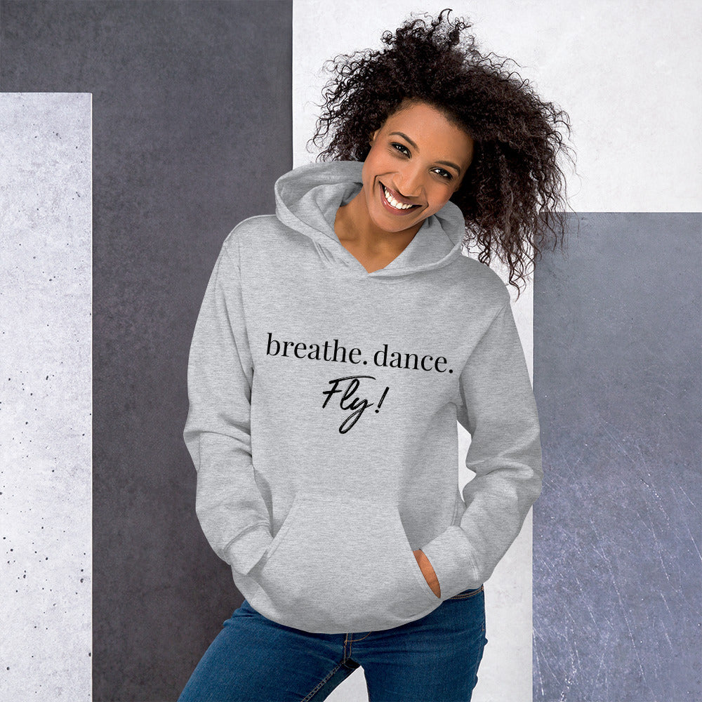 Breathe Dance Fly Unisex Hoodie