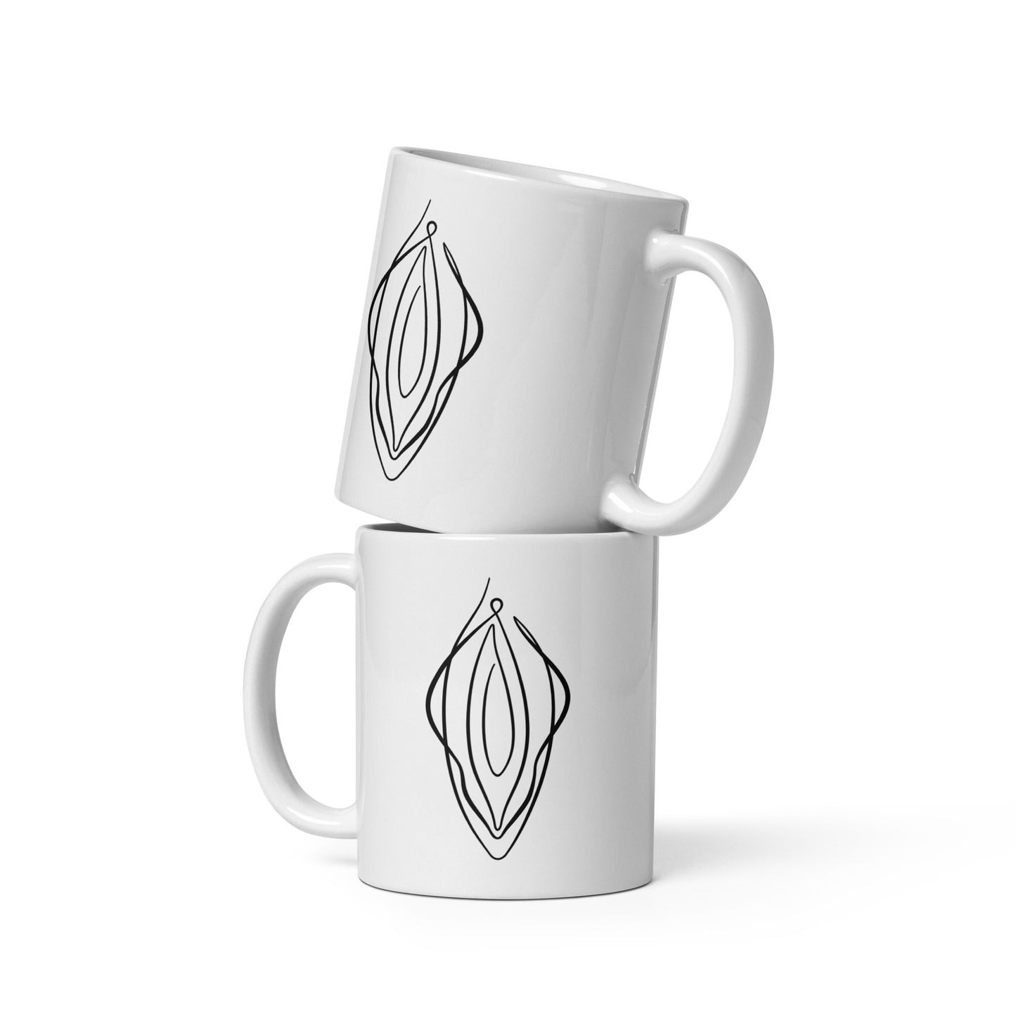 Vulva Love White Glossy Mug