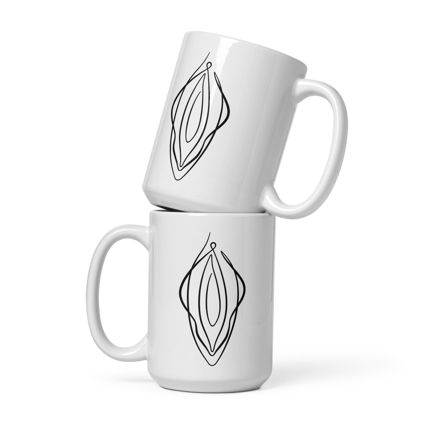 Vulva Love White Glossy Mug