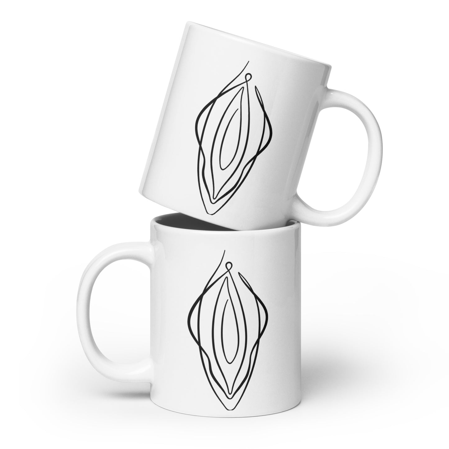 Vulva Love White Glossy Mug