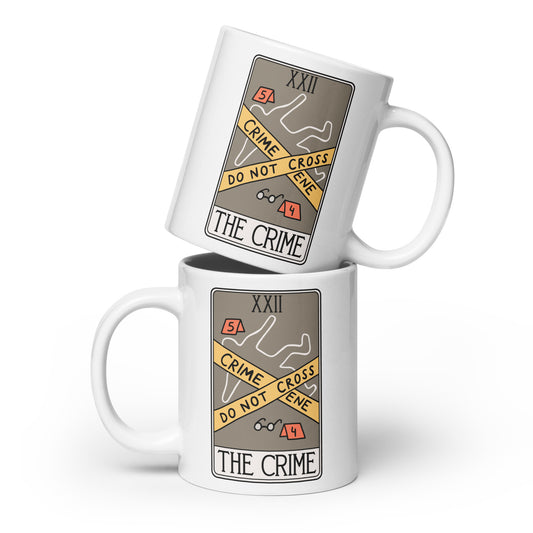 Crime Scene Whit Glossy Mug