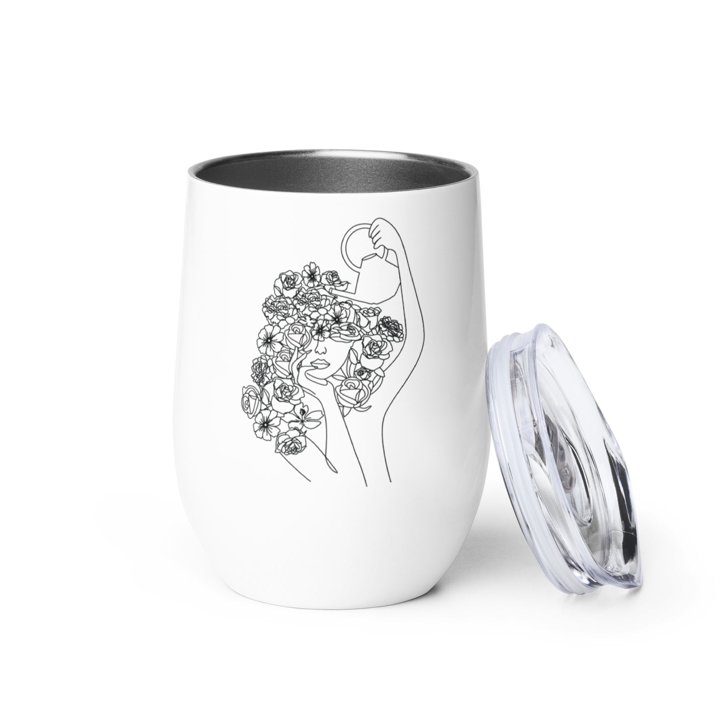 Cultivating Self-Love Wine Tumbler