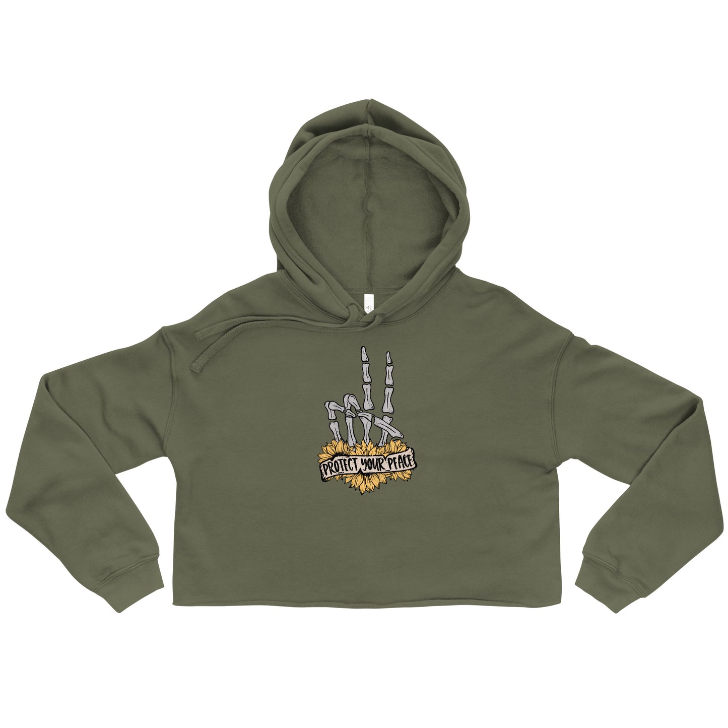 Protect Your Peace Crop Hoodie