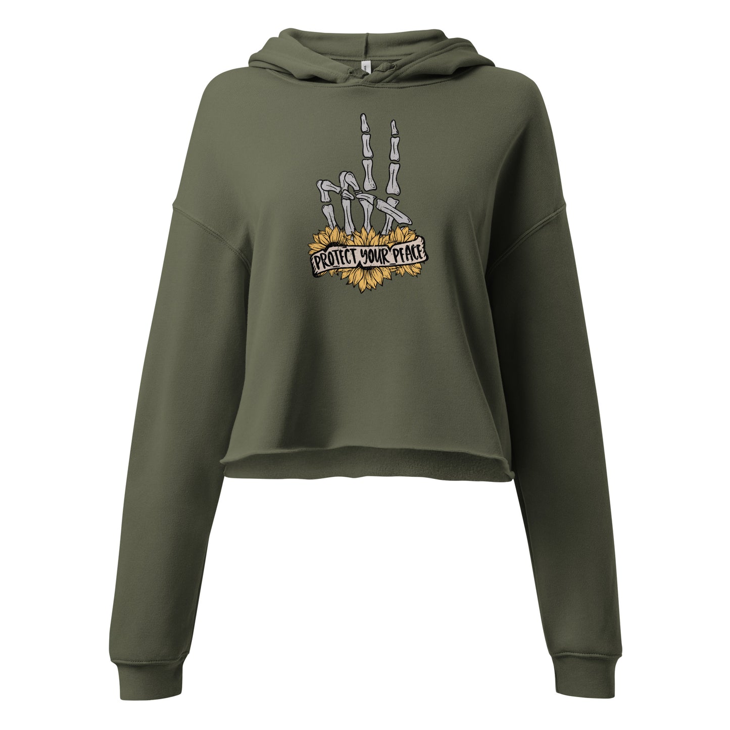 Protect Your Peace Crop Hoodie