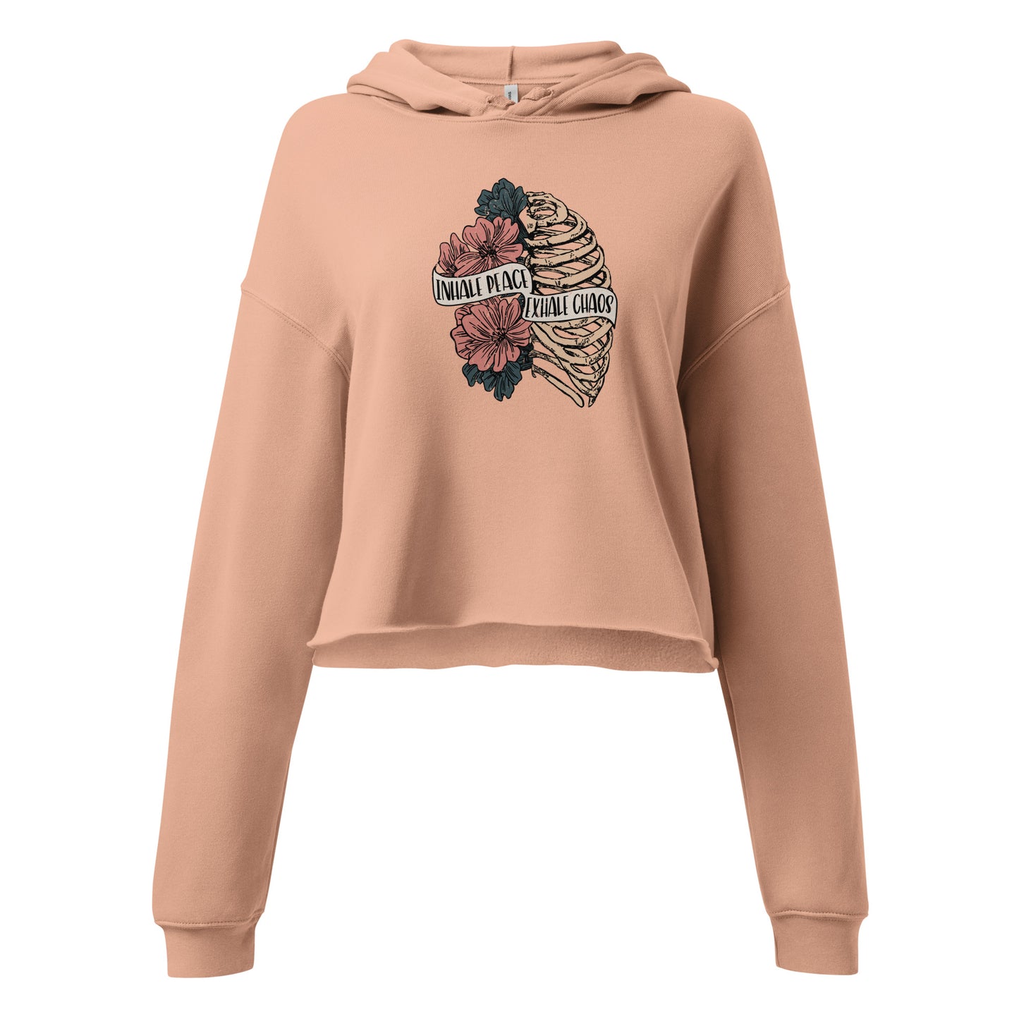 Inhale Exhale Crop Hoodie