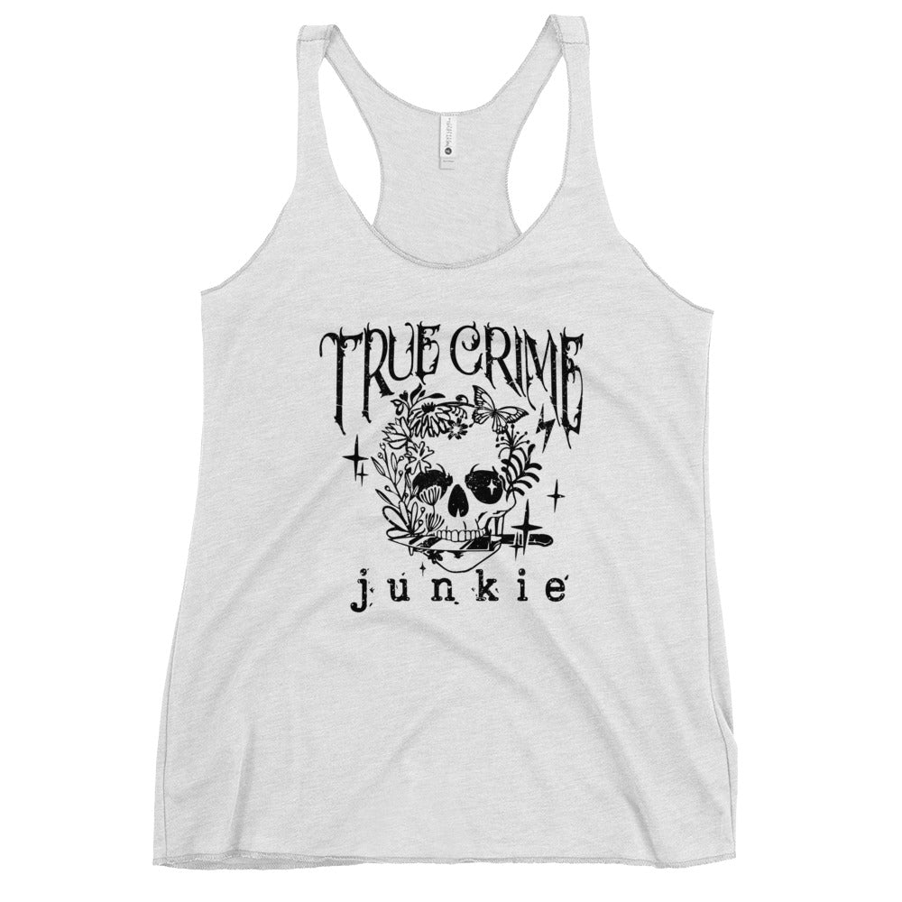 True Crime Junkie Racerback Tank