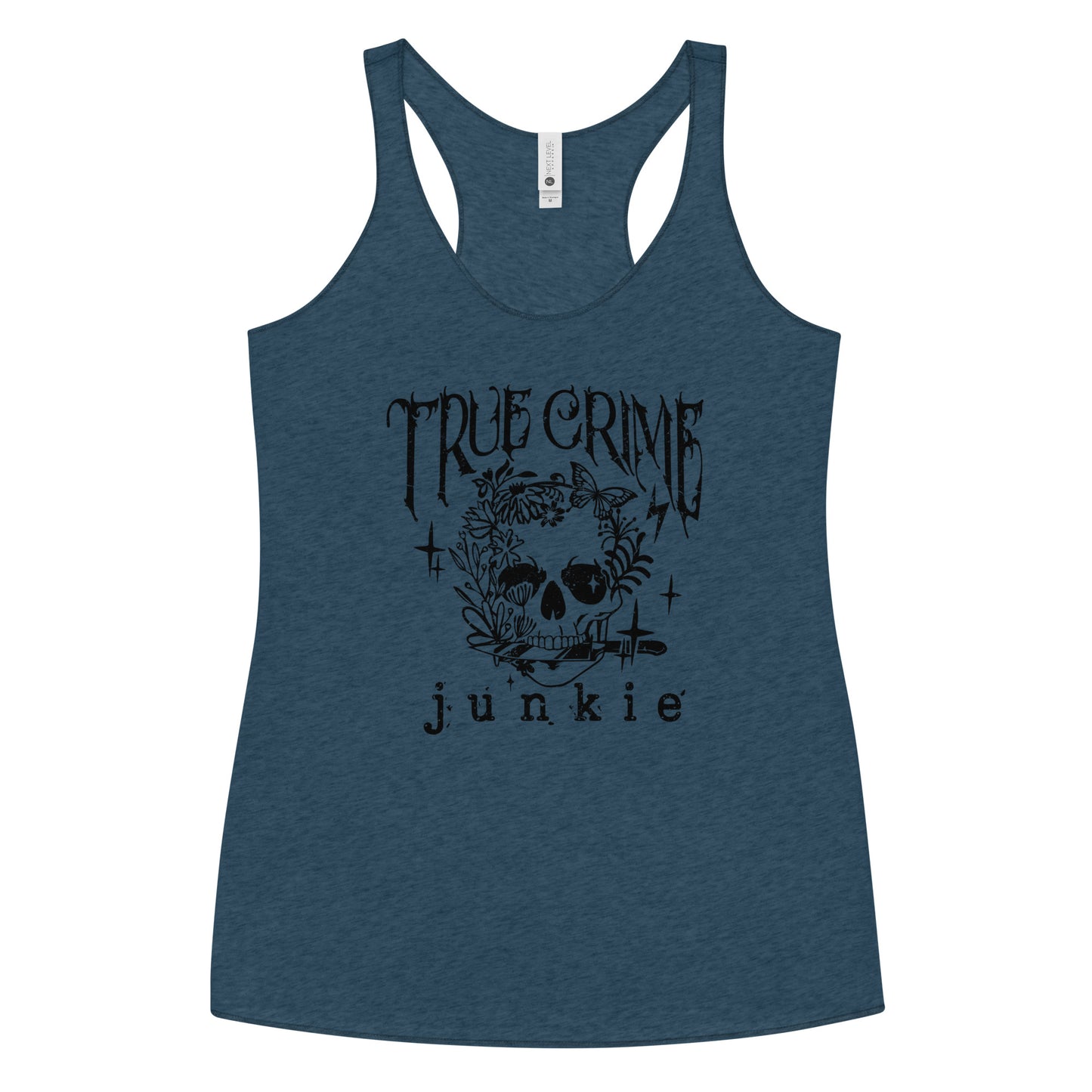 True Crime Junkie Racerback Tank