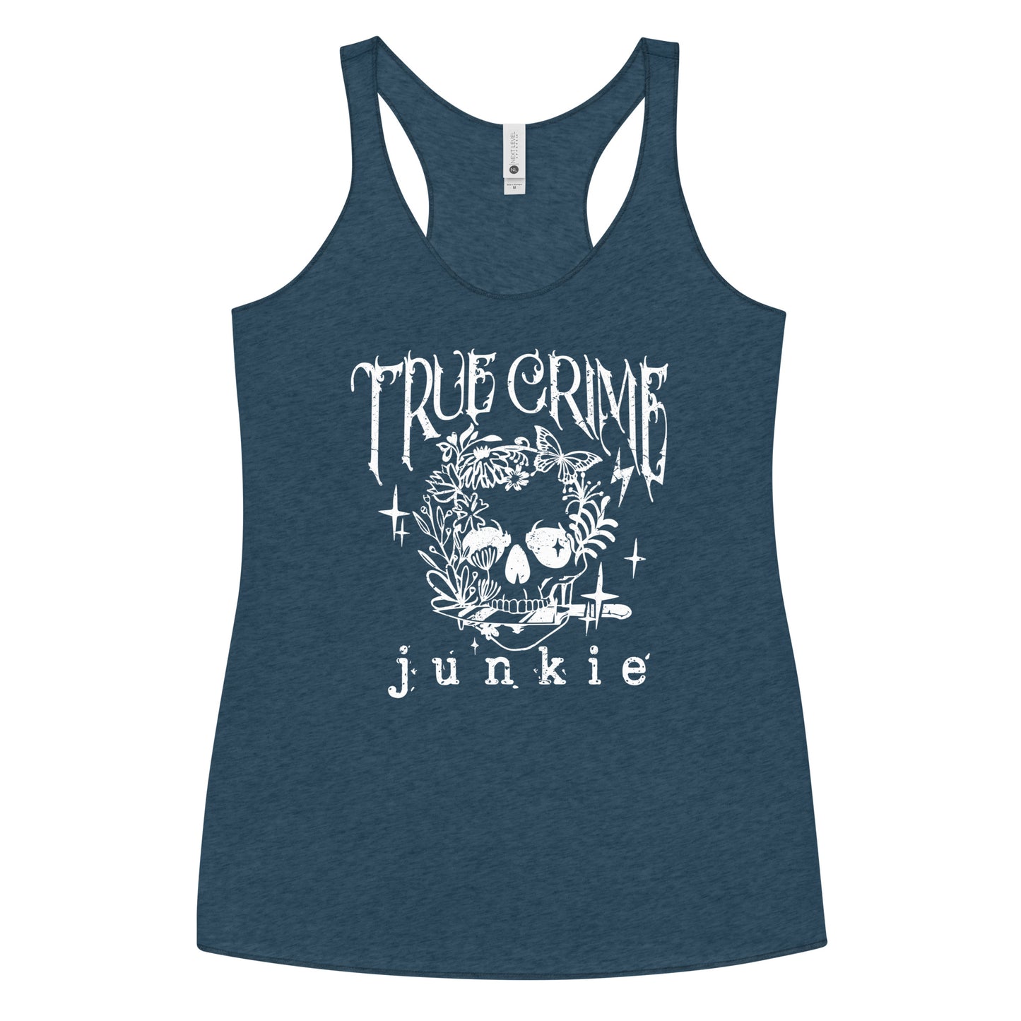 True Crime Junkie Racerback Tank