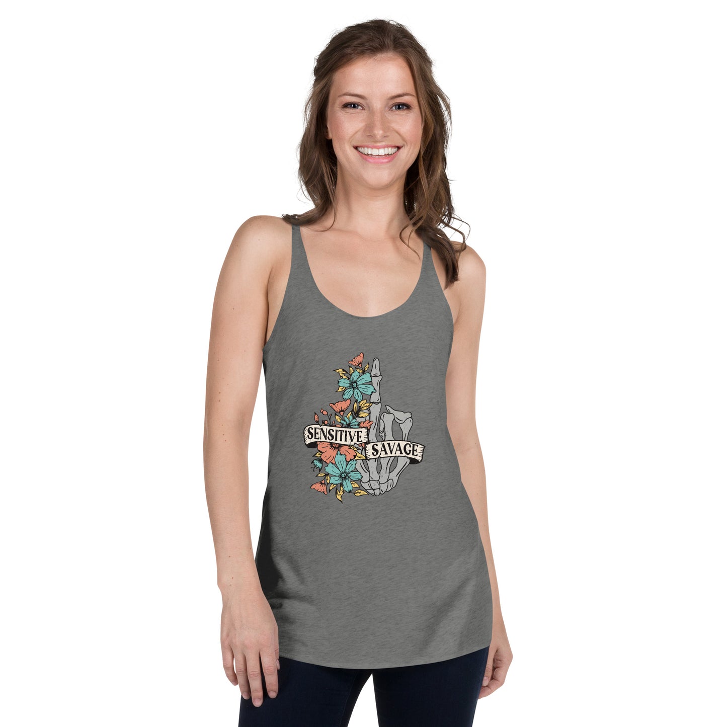 Sensitive Savage Women's Racerback Tank