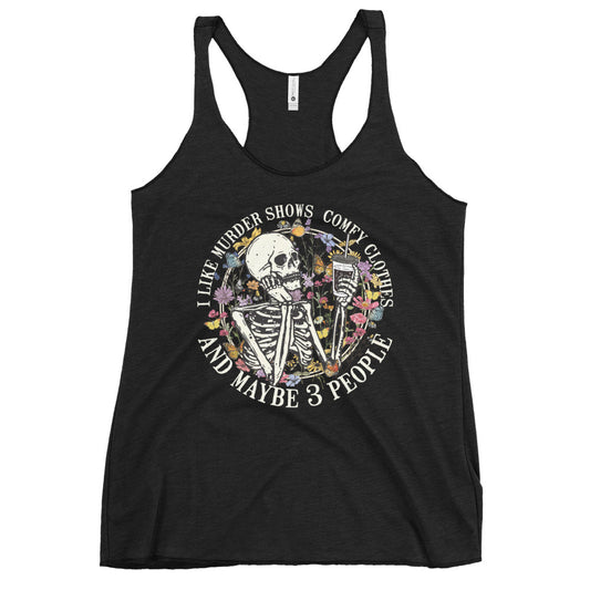 I Like Murder Shows Racerback Tank