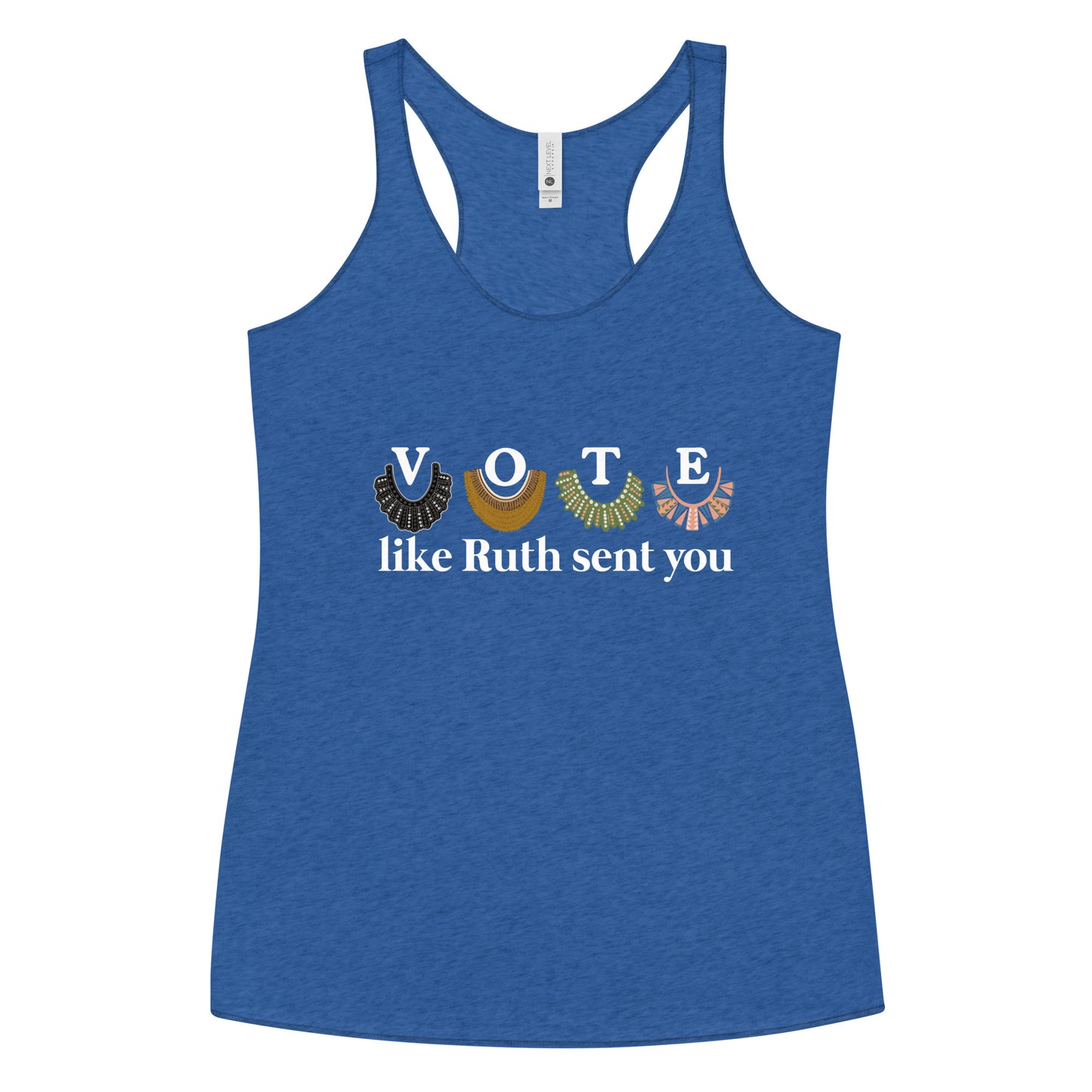 Vote Like Ruth Sent You Racerback Tank