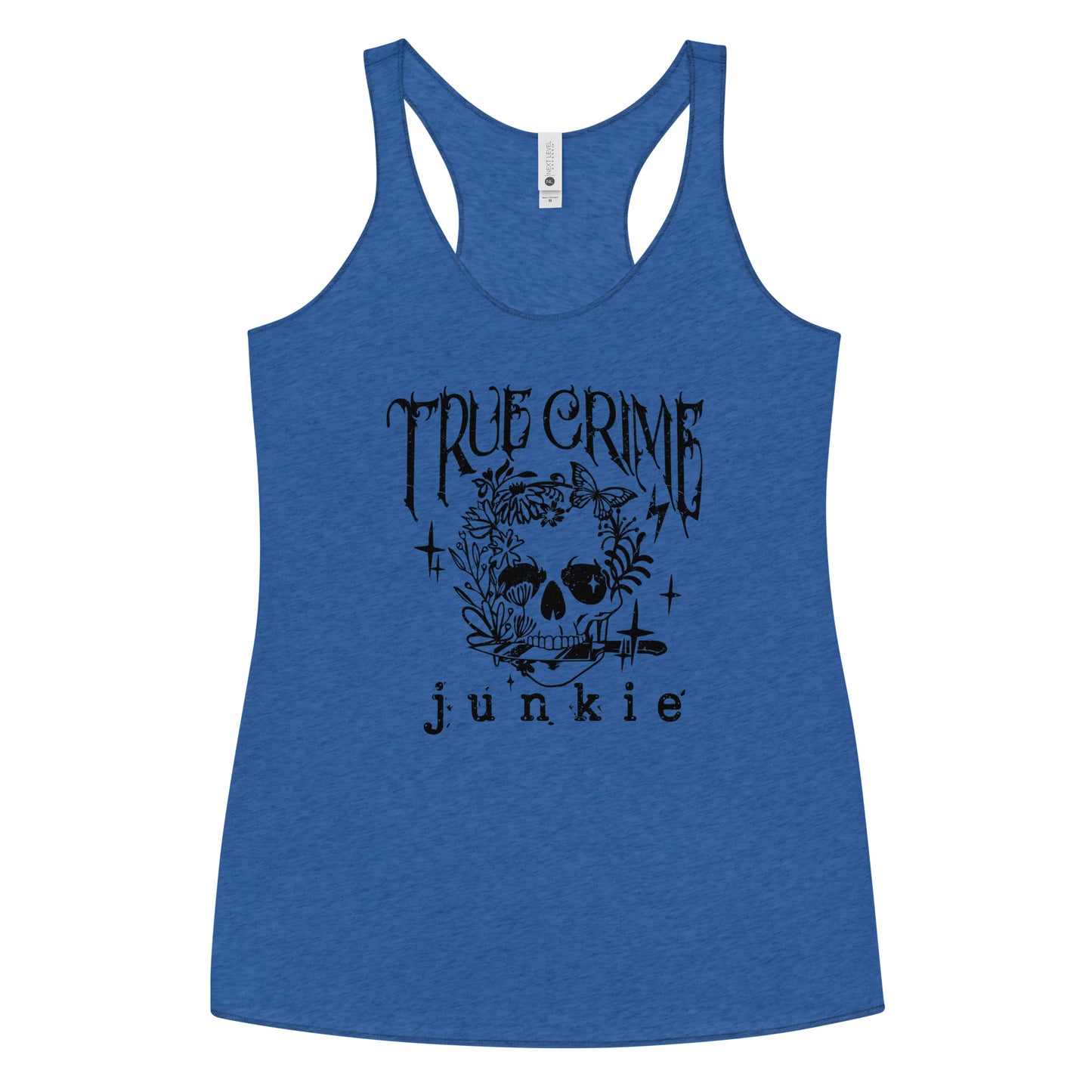 True Crime Junkie Racerback Tank