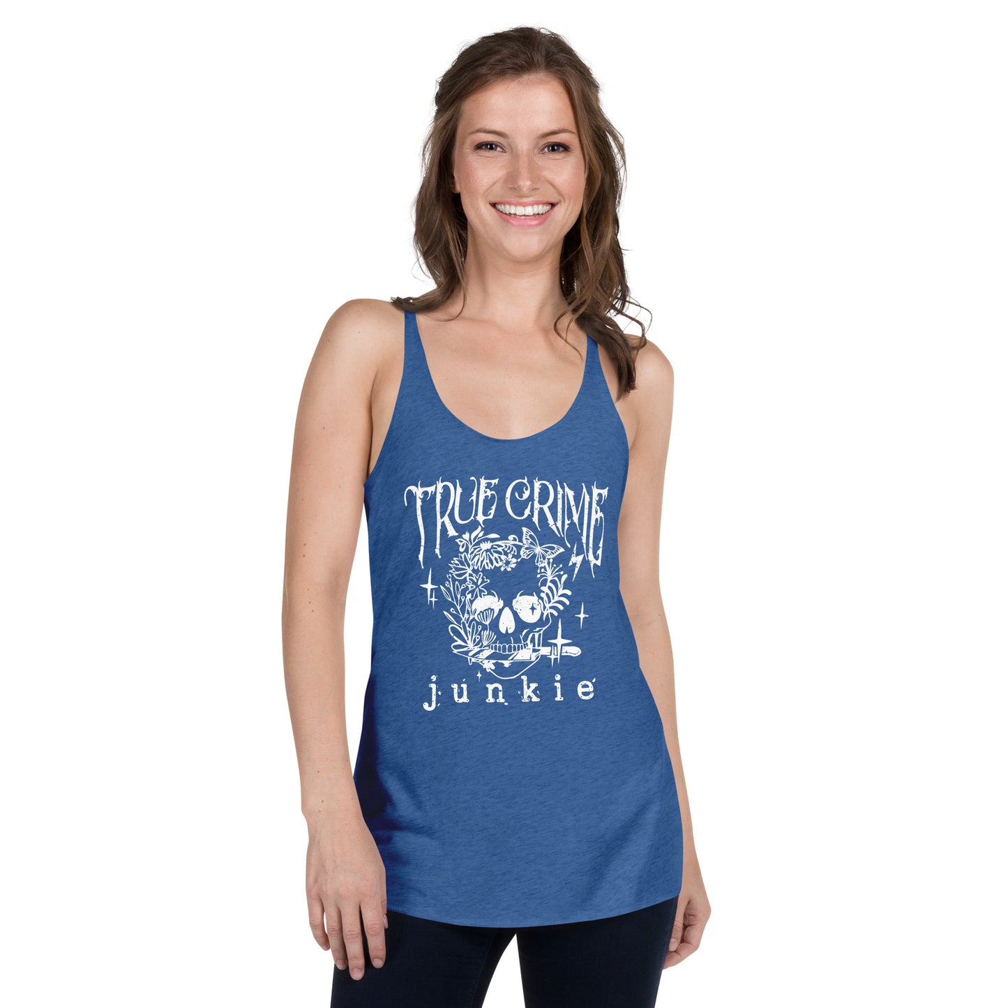 True Crime Junkie Racerback Tank