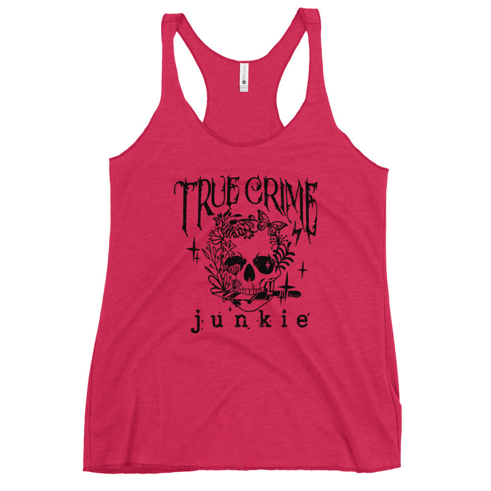 True Crime Junkie Racerback Tank