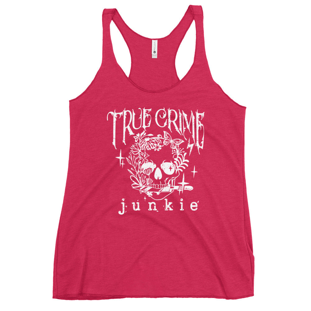 True Crime Junkie Racerback Tank