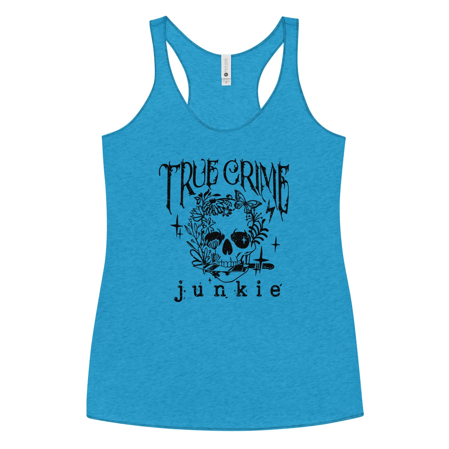 True Crime Junkie Racerback Tank